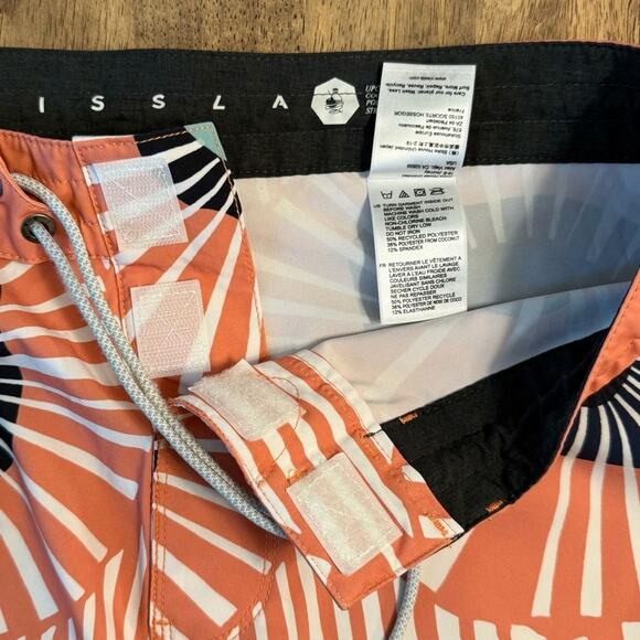 Vissla Men’s The Lark Eric Geiselman Signataure Floral Swim Board Short Size 32 - Picture 12 of 13